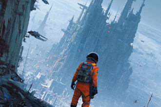 draw sci fi illustration and sci fi art
