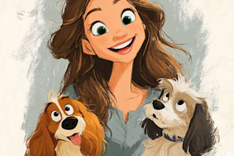 cartoonize your couple portrait
