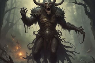 fantasy horror and fantasy horror character