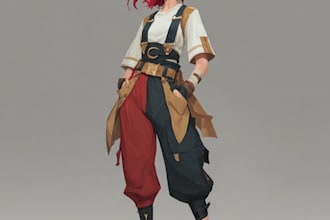reate ai generated character or concept art