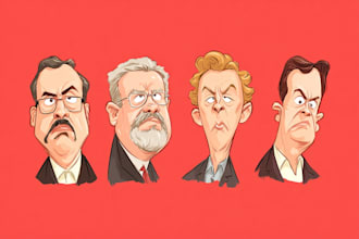 do smirky political political caricature