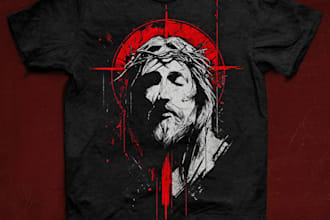 create professional christian t shirt and apparel designs