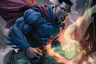 comic book artist for graphic novel superhero