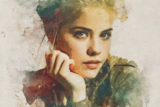 give a watercolor effect to your photos in photoshop