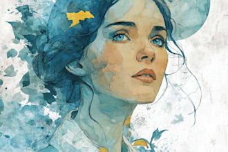create a beautifull ink illustrations for you