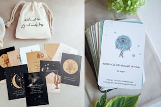 design custom affirmation cards with same day delivery