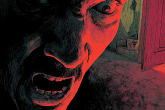 draw a horror illustration