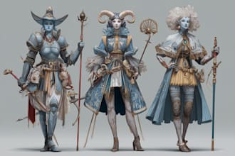 dnd character art and dnd character art