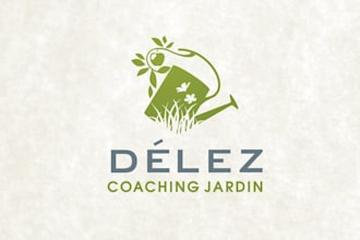 design a custom garden, lawn care and landscape logo