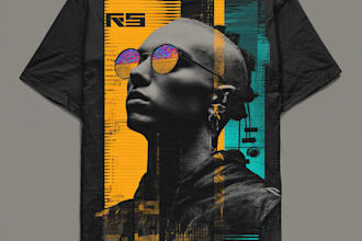 make a tshirt design in modern streetwear style
