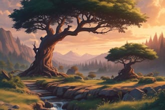 draw anime background, lofi artwork, visual novel art
