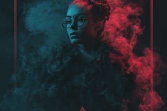 design creative music album cover art or music song artwork