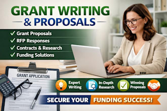 write grants, rfps, proposals, and contracts professionally