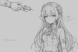 sketch you anime sketch art