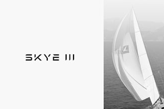 design a minimalist creative yacht boat ship logo