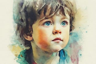 paint a watercolor portrait