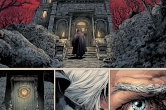 comic book artist graphic novel illustration comic page