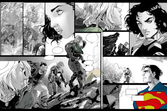 be comic artist graphic novel comic book page