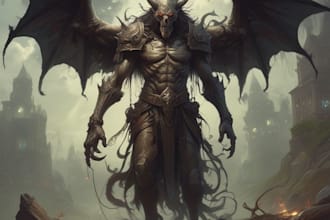 fantasy horror and fantasy horror character