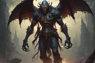 fantasy horror and fantasy horror character