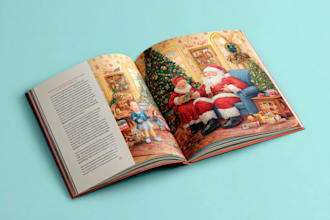 illustrate children book illustration, christian story book