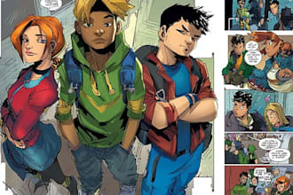 comic book graphic novel cartoon comic