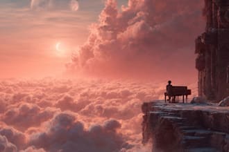make a dreamy surreal or fantasy music cover