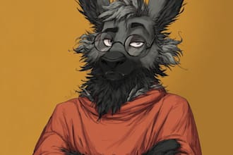 design your furry or fursona character art and illustration