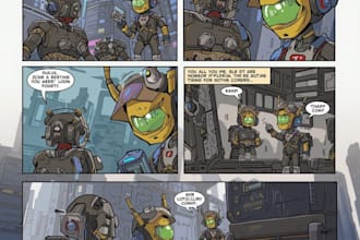 draw a custom cartoon comic strip for you