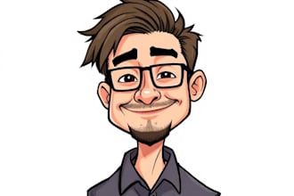 draw caricature characters, avatar cartoons, portrait