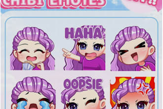 create pro custom twitch emotes, sub badges