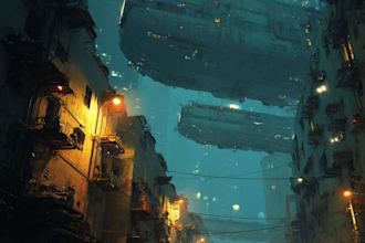 draw sci fi illustration and sci fi art