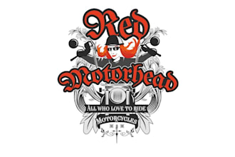 create a custom biker club or motorcycle skull logo