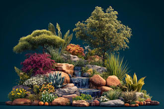 landscape design, garden design, backyard, pool and terrace