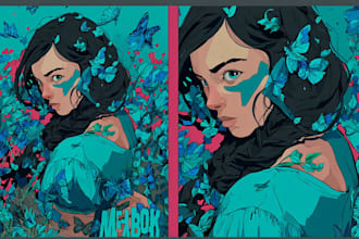 draw digital illustration, character design