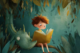 children story book illustration children story book