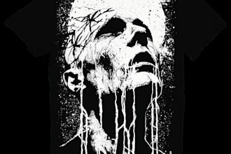 make metal, punk, hardcore, horror tshirt designs