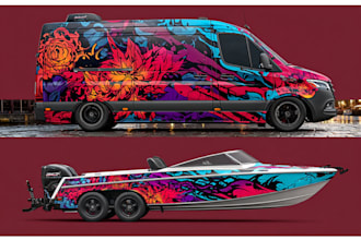 car wrap design, van wrap design, vehicle wrap, van wrap
