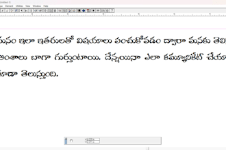 do fast and accurate english and telugu typing work