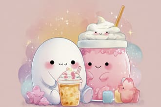 cute kawaii illustration for you