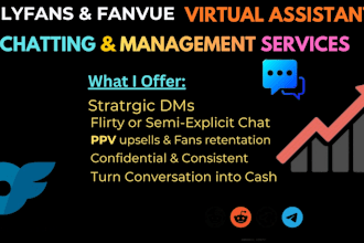 be your onlyfans virtual assistant chatter and expert only fan manager