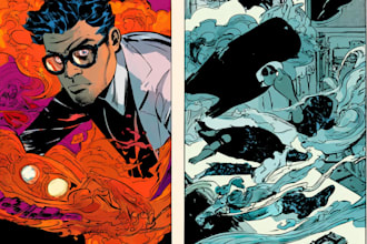 create comic book art