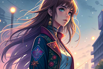 draw amazing anime ilustration for you