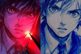 draw anime and manga art