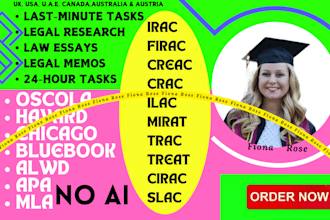 do law,essays, legal research, business law and memo