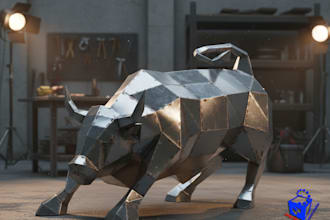 do geometric sheet metal welding sculptures