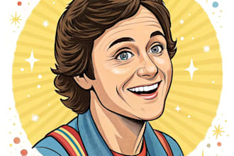 draw your ilustration portrait in cartoon style