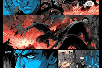 illustrate comic book graphic novel manga