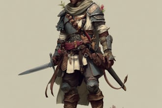do  amazing  dnd character for you