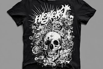 do create typography t shirt and minimalist t shirt design